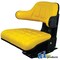 A & I Products Wrap Around Back w/ Arms, YLW Vinyl, 300 lb / 136 kg Weight Limit 23" x18" x10" A-W222YL - alternate 1